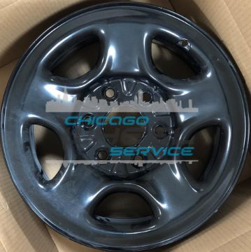 Picture of 16x6.5 Astro, Express, Silverado, Suburban, Tahoe, Safari, Savana, Sierra Black Steel Wheel 9595393
