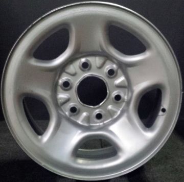 Picture of 16x6.5 Astro, Express, Silverado, Suburban, Tahoe, Safari, Savana, Sierra Silver Steel Wheel 9595393