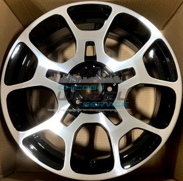 Picture of 16x6.5 Fiat 500, 500c Machined Black Wheel Rim 1UF17TRMAA