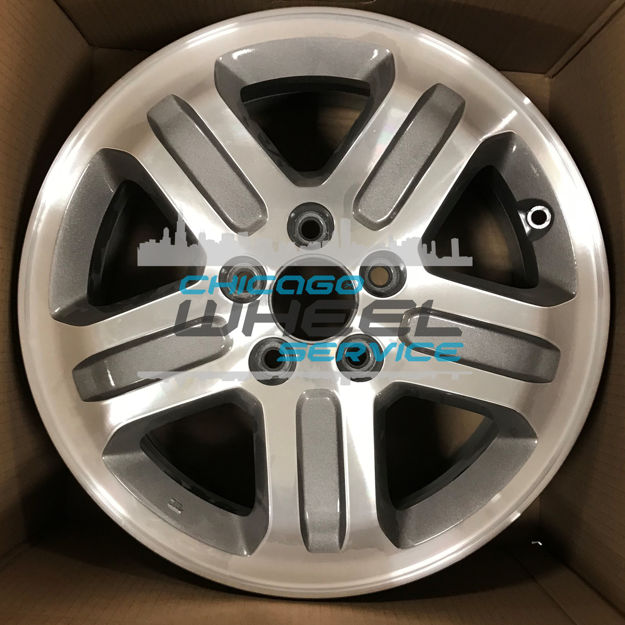 Picture of 16x6.5 Honda Pilot Machined Charcoal Wheel Rim 42700S9VA61