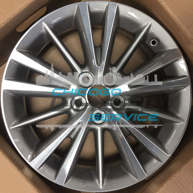 Picture of 16x6.5 Toyota Corolla Machined Light Charcoal Wheel Rim 4261102F70