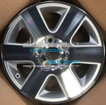 Picture of 16x6.5 Toyota Sienna Machined Silver Wheel Rim 42611AE030