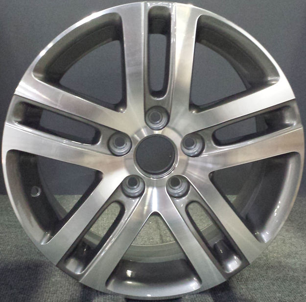 Picture of 16x6.5 Volkswagen Jetta Machined Charcoal Wheel 1K0601025AJ16Z