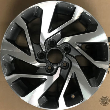 Picture of 16x7 Honda Civic Machined Charcoal OEM Wheel Rim 42700TBAA71