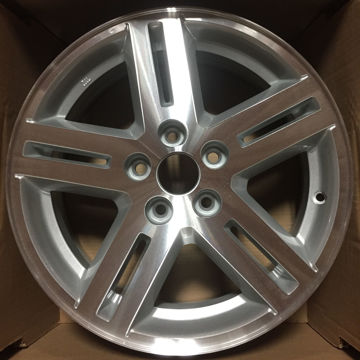 Picture of 17x6.5 Dodge Avenger Machined Silver Wheel Rim OXX67TRMAA