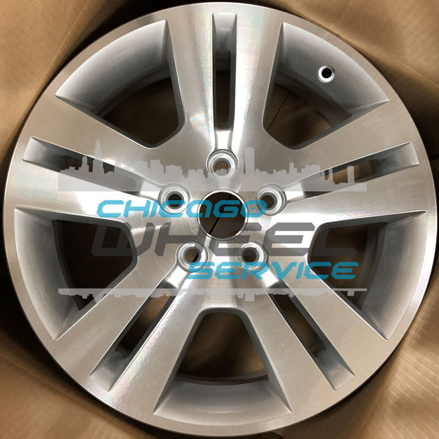 Picture of 17x7 Ford Fusion 2006 2007 2008 2009 Machined Silver Wheel 6E5Z1007BA