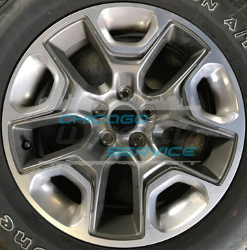 Picture of 17x7 Jeep Cherokee Polish Charcoal Wheel Rim 6XY502D2AA