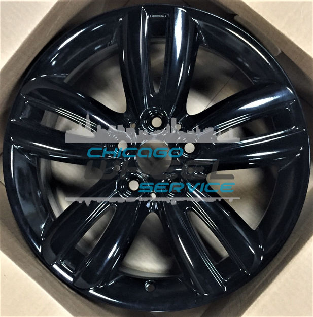 Picture of 17x7 Mini Cooper 2016 2017 2018 2019 Black Wheel Rim 36116866366