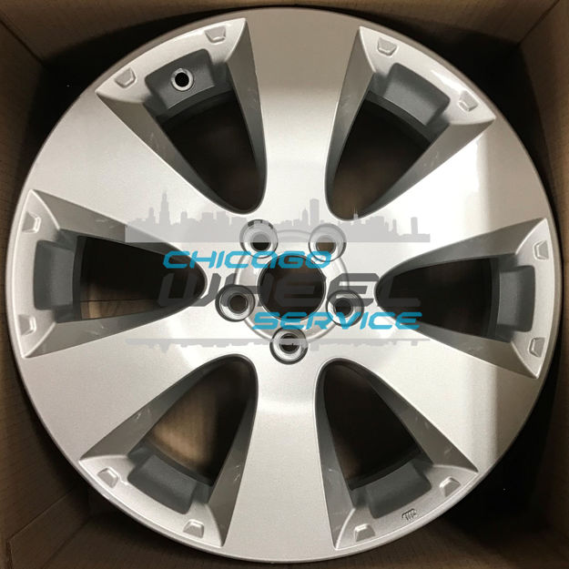 Picture of 17x7 Subaru Legacy, Outback 2010 2011 2012 Painted Silver Wheel 28111AJ12A