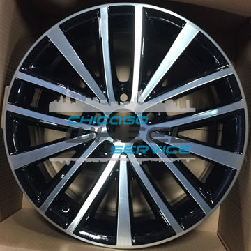 Picture of 17x7 Volkswagen GLI, Jetta Machined Black Wheel 5C0601025AJFZZ