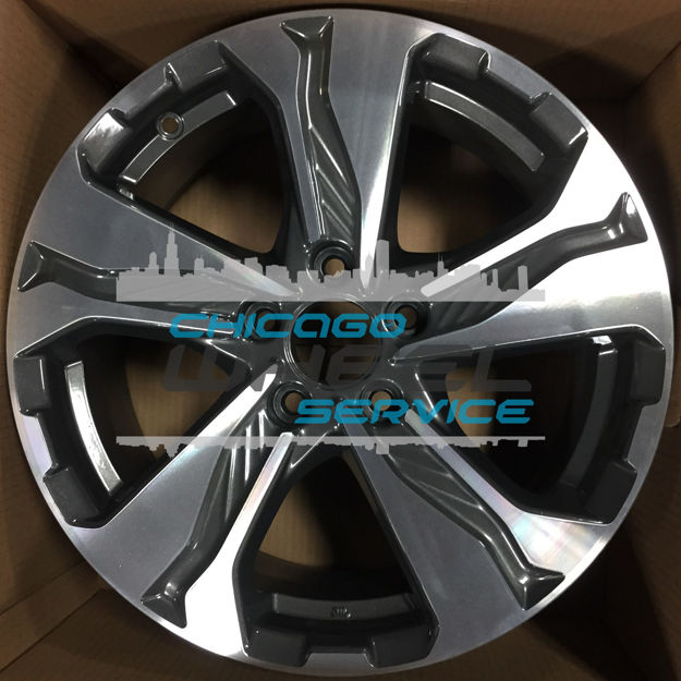 Picture of 17x7.5 Honda CR-V Machined Charcoal Wheel Rim 42700TLAA75