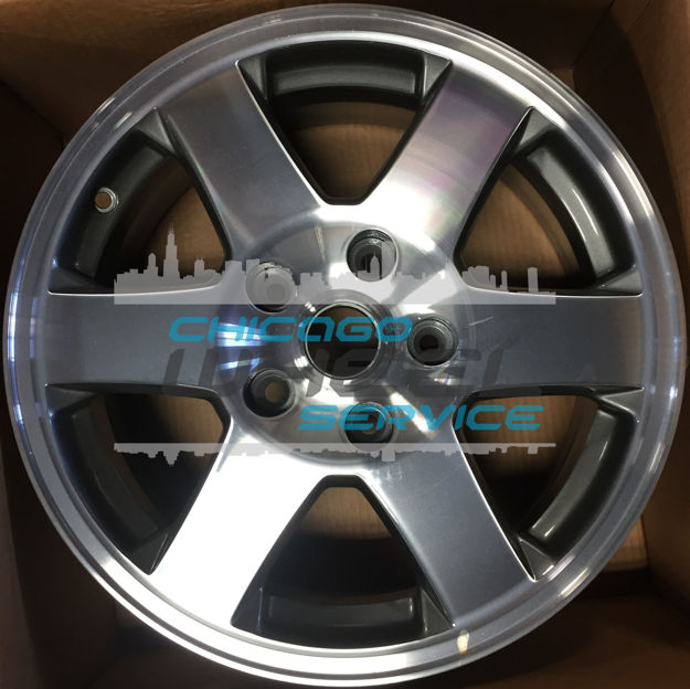 Picture of 17x7.5 Jeep Grand Cherokee 2008 2009 2010 Machined Charcoal Wheel 1JQ52TRMAA
