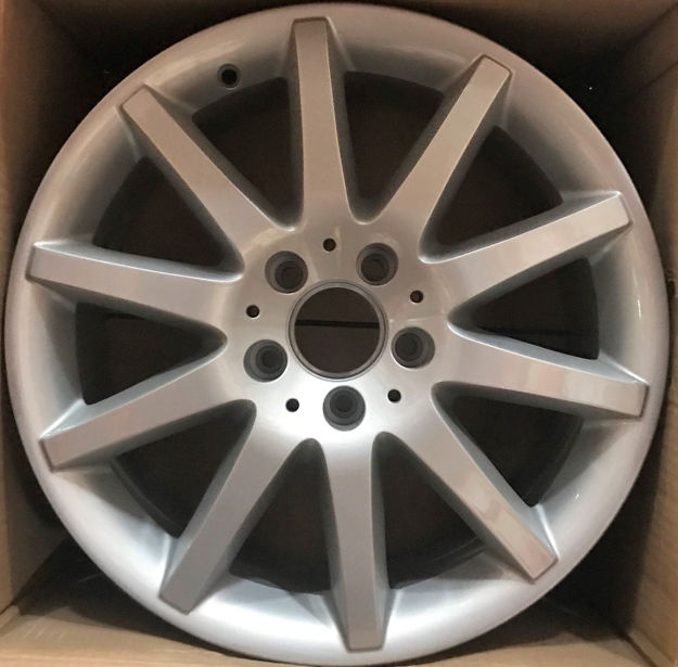 Picture of 17x7.5 Mercedes CLK350 2007 Painted Silver Front Wheel 2094014402