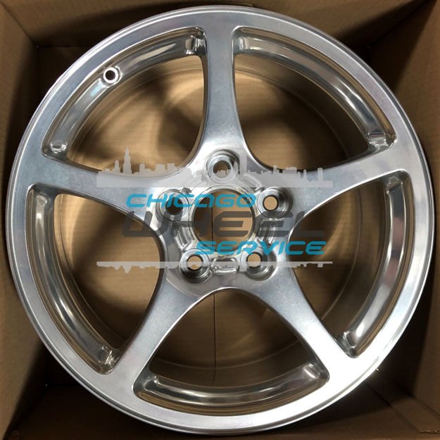 Picture of 17x8.5 Chevrolet Corvette Polish Front Wheel Rim 9594010