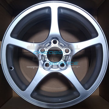 Picture of 17x8.5 Chevrolet Corvette Silver Front Wheel Rim 9593798