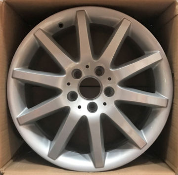 Picture of 17x8.5 Mercedes CLK350 2007 Painted Silver Rear Wheel 2094014502