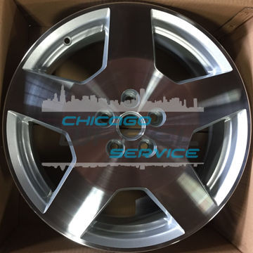 Picture of 18x7 Chevrolet Malibu Machined Silver Wheel Rim 9598457