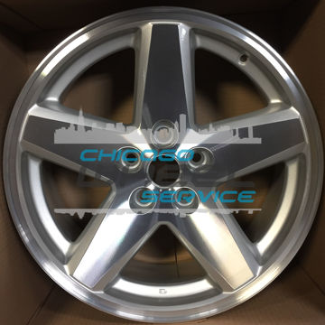 Picture of 18x7 Jeep Compass 2007 2008 2009 2010 Machined Silver Wheel 1AR01TRMAA