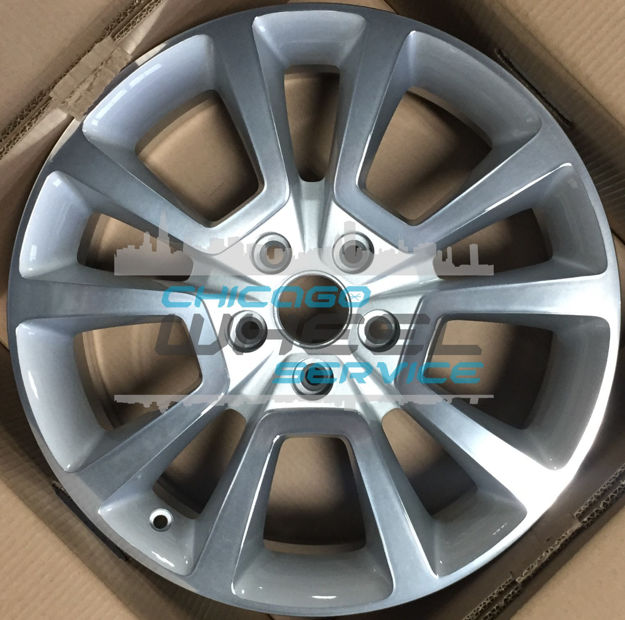Picture of 18x7 Jeep Compass, Patriot, Dodge Caliber Polish Silver Wheel 1JX81DX8AB