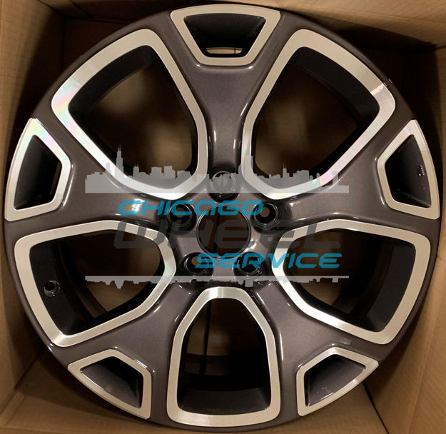 Picture of 18x7 Jeep Renegade 2015 2016 2017 2018 Machined Charcoal Wheel 5XA66LAUAA