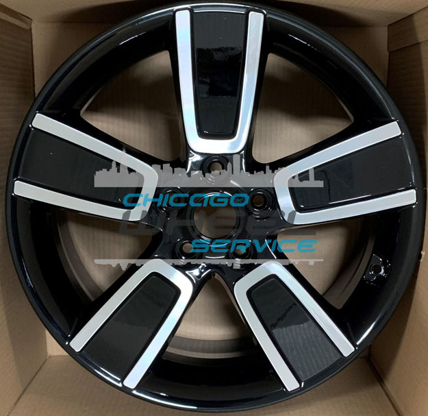 Picture of 18x7 Kia Soul 2009 2010 2011 Machined Black Wheel Rim 529102K550