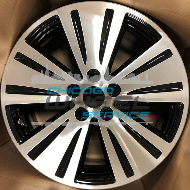 Picture of 18x7 Kia Sportage 2014 2015 2016 Machined Black Wheel Rim 529103W710