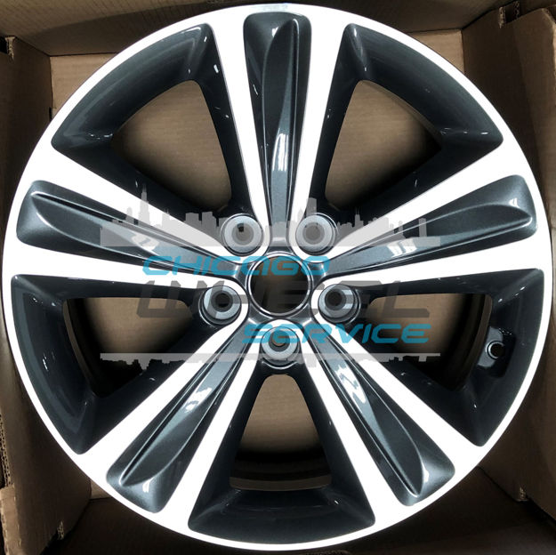 Picture of 18x7 Kia Sportage 2014 2015 2016 Machined Charcoal Wheel Rim 529103W735