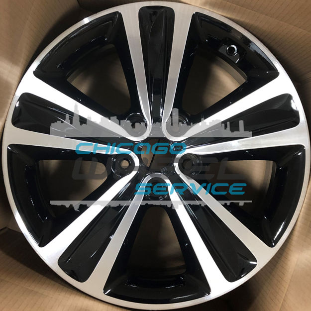 Picture of 18x7 Kia Sportage 2014 2015 2016 Machined Black Wheel Rim 529103W730