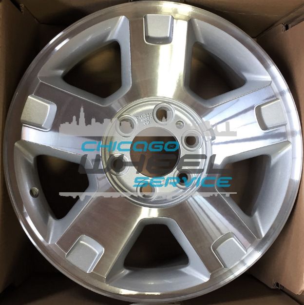 Picture of 18x7.5 Ford F-150 Machined Silver Wheel Rim 7L3Z1007C