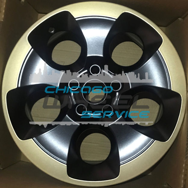Picture of 18x7.5 Jeep Wrangler Black And Gold Lip Wheel Rim 5MY08RXFAA