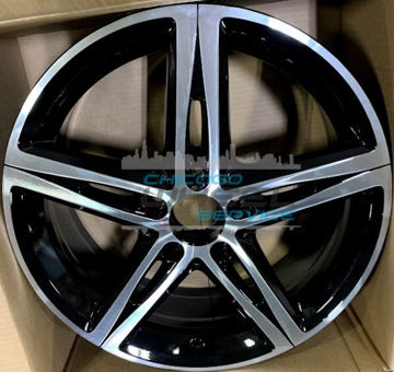 Picture of 18x7.5 Mercedes A220, A250 Machined Black Wheel Rim 17740107007X23