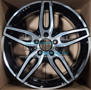 Picture of 18x7.5 Mercedes CLA250 2017 2018 2019 Machined Black Wheel Rim 17640107007X23