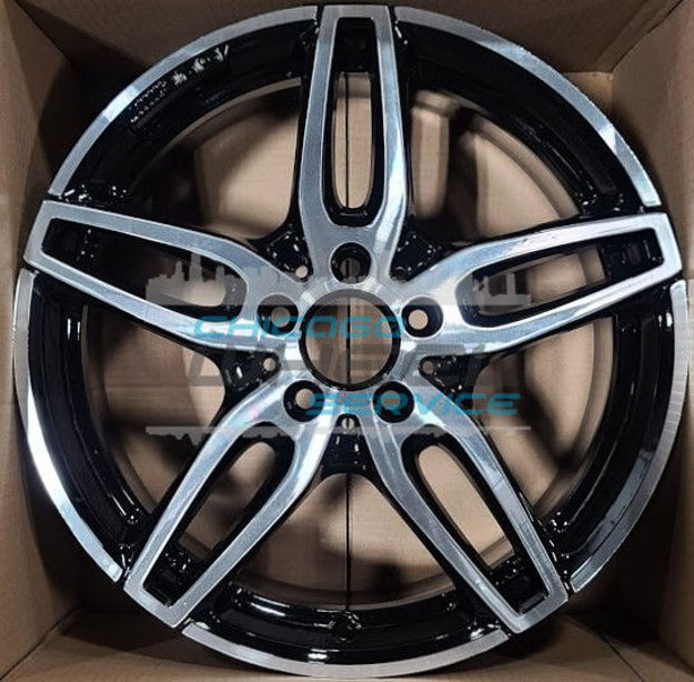 Picture of 18x7.5 Mercedes CLA250 2017 2018 2019 Machined Black Wheel Rim 17640107007X23