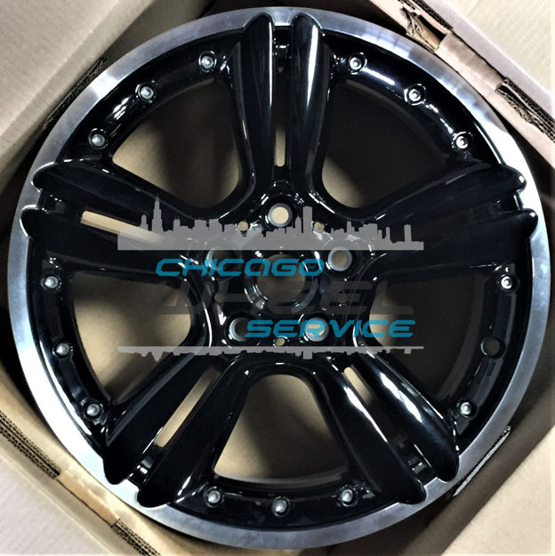 Picture of 18x7.5 Mini Countryman, Paceman Machined Black Wheel 36109803727