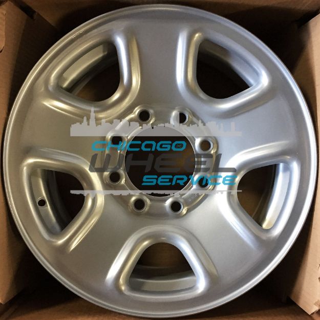 Picture of 18x8 Dodge Ram 2500, 3500, Chassis Cab Silver Steel Wheel 1VU98S4AAA, 1VU98S4AAB, 1VU98S4AAC