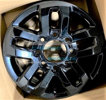 Picture of 18x8 GMC Sierra, Chevrolet Silverado, Suburban Black OEM Wheel 23494290