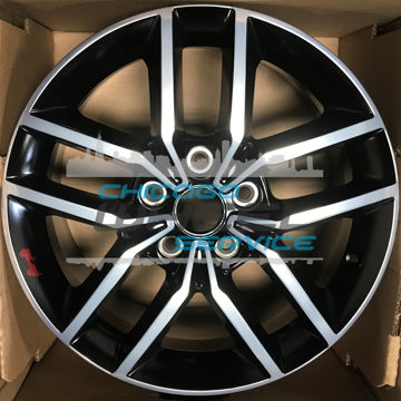 Picture of 18x8 Jeep Grand Cherokee Black Polish Wheel Rim 5XK991XFAA, 6XJ072XFAA