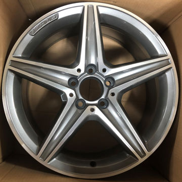 Picture of 18x8 Mercedes E300, E350, E400, E450 Machined Charcoal Wheel Rim 21340118007X21
