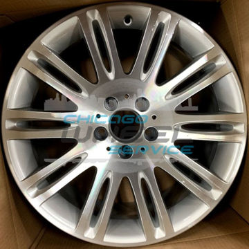 Picture of 18x9 Mercedes E350, E550 2007 2008 2009 Machined Silver Rear OEM Wheel 2114015402