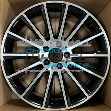 Picture of 19x7.5 Mercedes C43, C450 Machined Black Front Wheel 205401540007X23