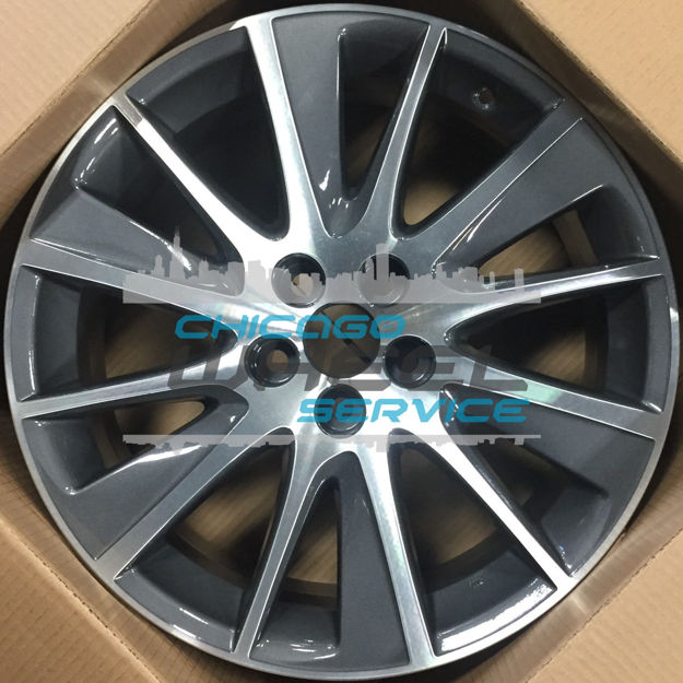 Picture of 19x7.5 Toyota Highlander 2017 2018 2019 Machined Charcoal OEM Wheel 426110E470