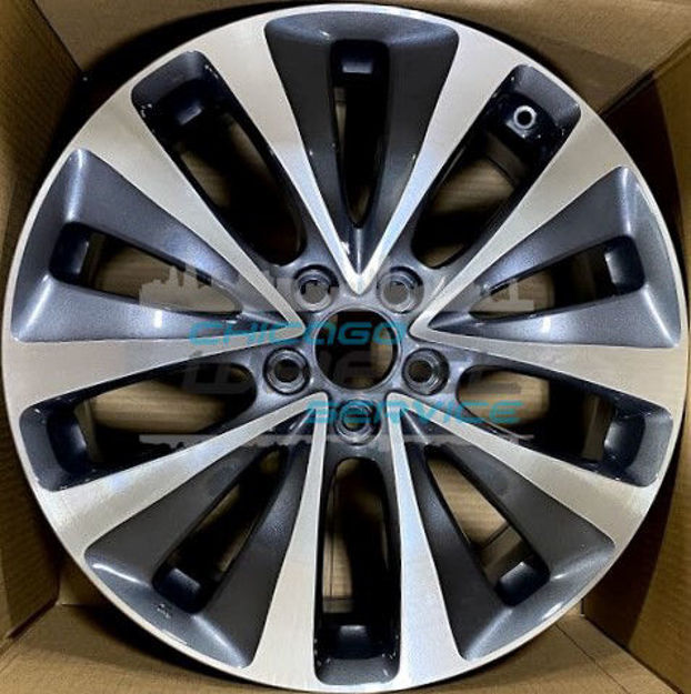 Picture of 19x8 Acura MDX 2014 2015 2016 Machined Dark Charcoal Wheel Rim 42700TZ5A12