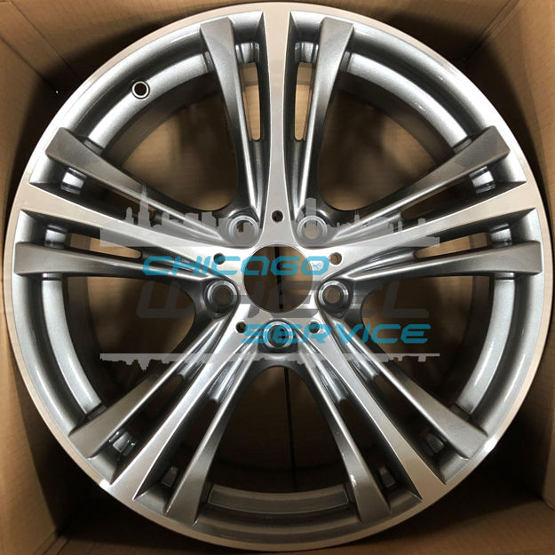 Picture of 19x8 BMW 3 Series, Series 4, ActiveHybrid 3 Machined Light Charcoal Front Wheel 36116857565