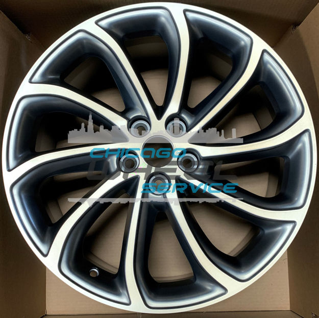 Picture of 19x8 Lincoln MKZ 2017 2018 2019 2020 Machined Charcoal Wheel Rim HP5Z1007D