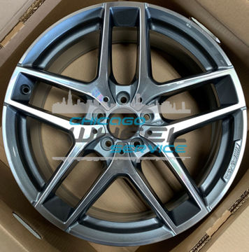 Picture of 19x8 Mercedes GLC300, GLC350e Machined Charcoal Wheel Rim 2534011800 