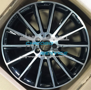 Picture of 19x8.5 Mercedes C43, C450 Machined Black Rear Wheel 20540166007X23