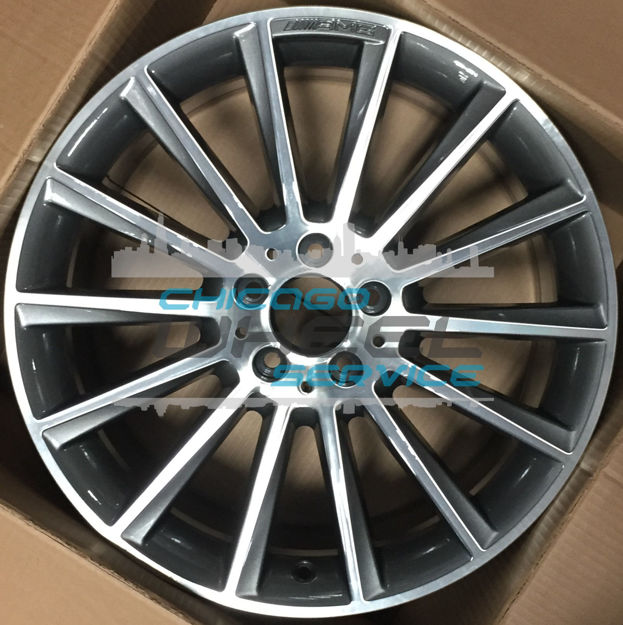 Picture of 19x8.5 Mercedes C43, C450 Machined Charcoal Rear Wheel 20540166007X21