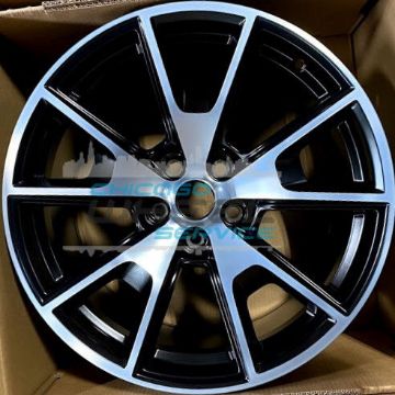Picture of 19x9 Ford Mustang 2020 2021 2022 2023 Black Machined Front Wheel Rim LR3Z1007C