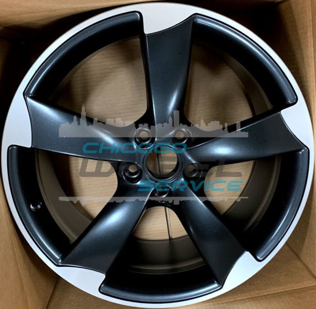 Picture of 19x9 Audi TT 2012 2013 2014 2015 Machined Black Wheel Rim 8J0601025DD