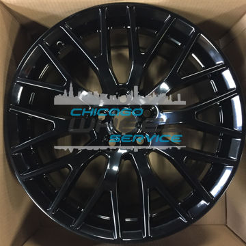 Picture of 19x9 Ford Mustang Black Front Wheel Rim FR3Z1007M